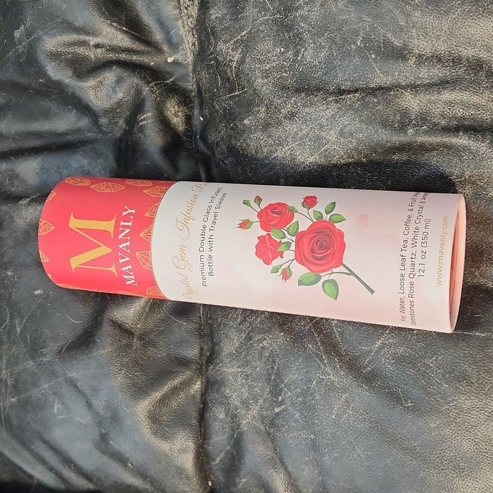 NIB Crystal Water Bottle